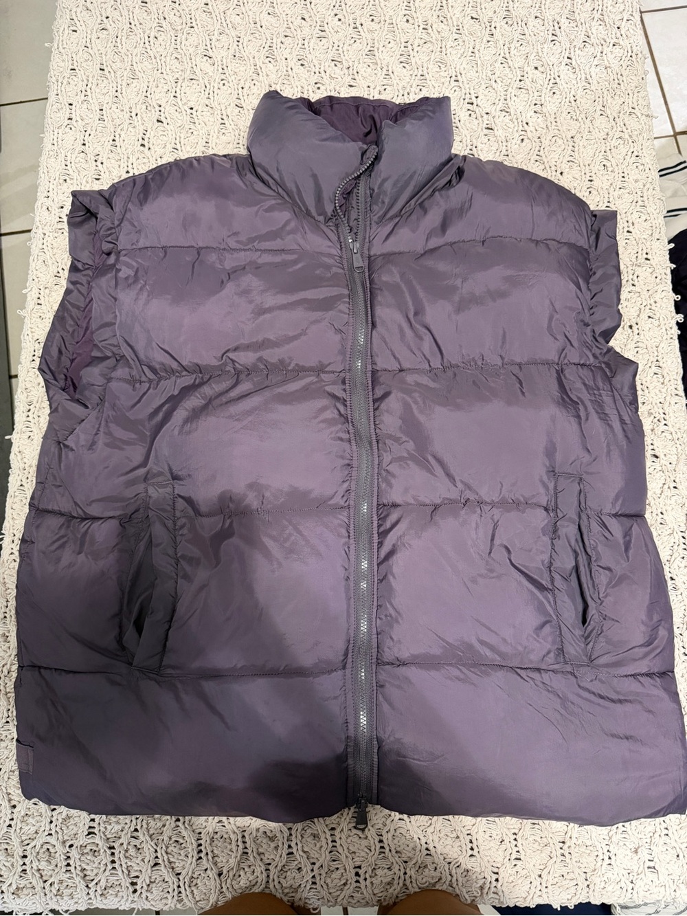 FP Movement by Free People Purple Puffer Vest